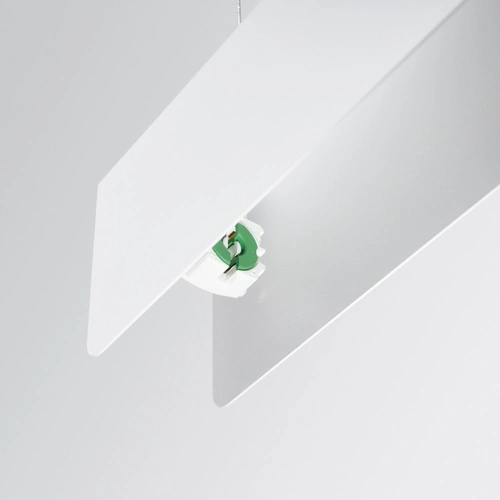 Nowoczesna lampa wisząca SPARK biała regulowana do salonu, kuchni lub nad wyspę 100 cm