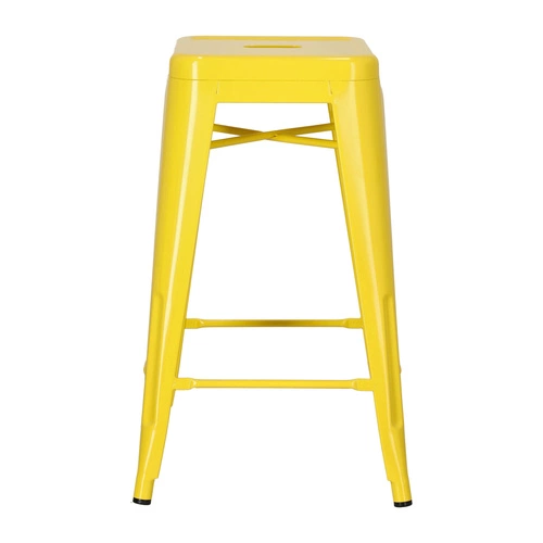 Hoker Paris 66cm żółty inspirowany Tolix  Outlet