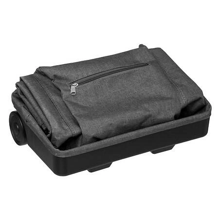 Torba na zakupy na kółkach szara