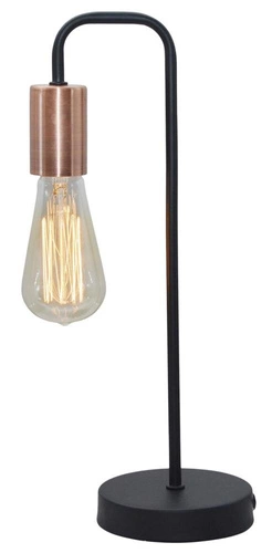 Lampa stołowa Herpe 1x60W E27 czarny