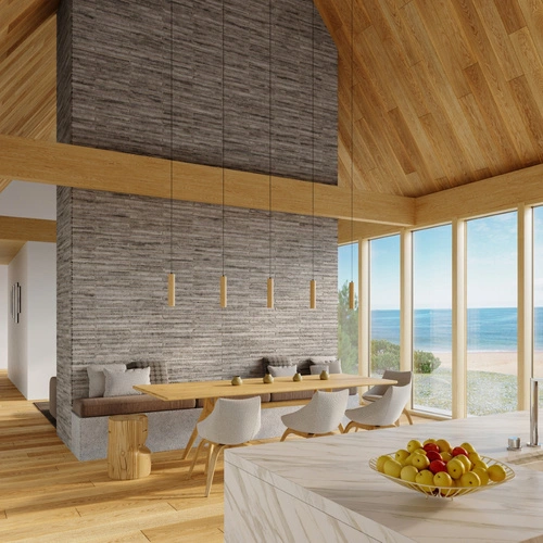 Lampa wisząca drewniana LINO 3-punktowa nowoczesna do kuchni i nad wyspę Sollux