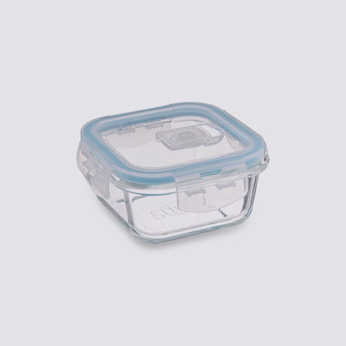Szklany pojemnik na lunch 0,33l kwadratowy