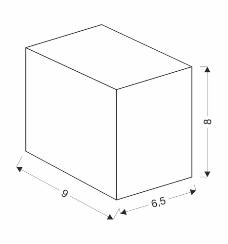 Kinkiet zewnętrzny Nerium czarny nowoczesny aluminiowy lampa ścienna na taras CANDELLUX