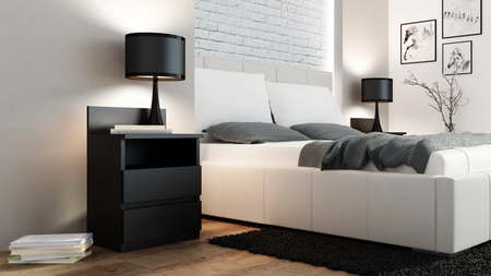 Szafka Nocna Bauhaus M1 - Czerń