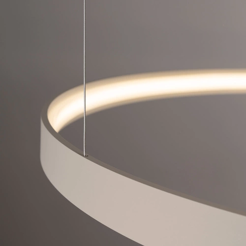 Żyrandol LED RIO 3 nowoczesny beżowy regulowany do salonu, kuchni lub nad stół 110 cm