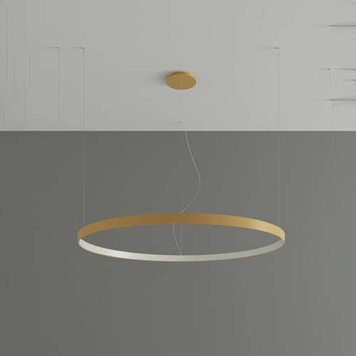 Żyrandol LED RIO 110 nowoczesny złoty lampa sufitowa do salonu i jadalni Thoro