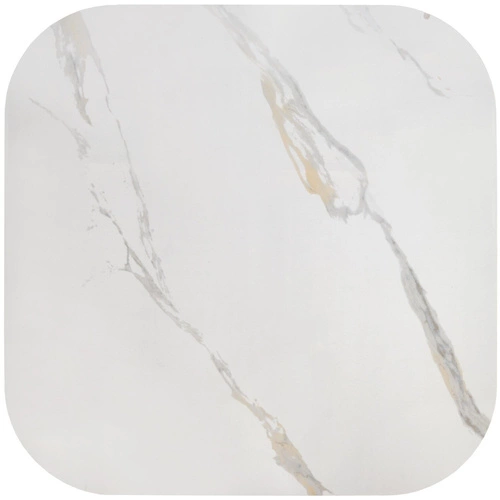 Stolik kawowy Dalita duży kwadratowy biały marmur nowoczesny loftowy do salonu Intesi