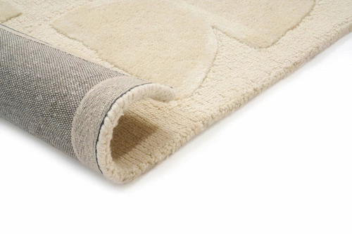 Dywan nowoczesny Desert Sand 160x230 beżowy wełniany ręcznie tkany do salonu i sypialni