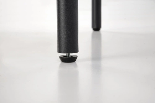 Biurko Bahli skandynawskie do pracy 120 cm nowoczesne naturalne z czarnymi nogami Intesi