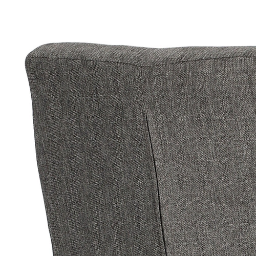 Krzesło Asama szare tapicerowane