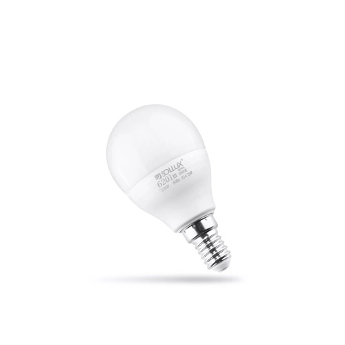 Żarówka LED E14 7,5W ciepła biała 3000K do lampki nocnej Sollux nowoczesna szklana