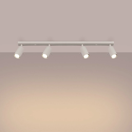 Plafon sufitowy RING 4L beżowy nowoczesny do salonu i sypialni ruchomy SOLLUX