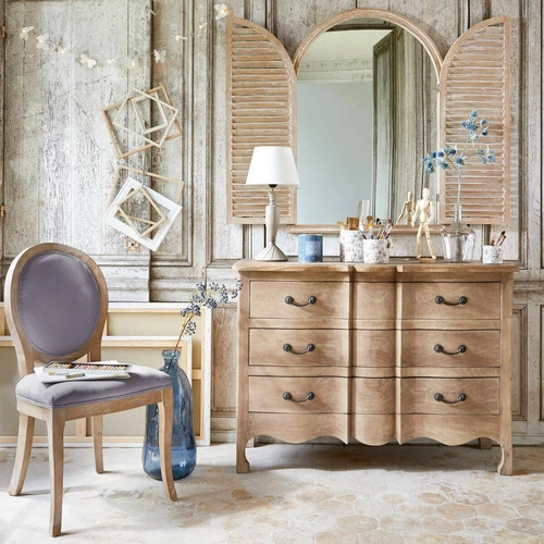 Wazon szklany Dame J 73 cm zielony nowoczesny do salonu na kwiaty Atmosphera