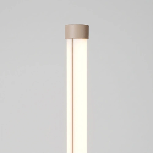 TRANG lampa stojąca LED do salonu nowoczesna taupe 3000K