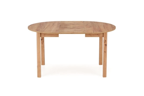 Stół okrągły rozkładany do jadalni Nigo Intesi dąb naturalny nowoczesny 102-142 cm