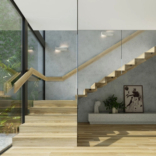 Kinkiet ścienny Sigma cementowy nowoczesny szary Sollux Lighting do salonu i sypialni 42 cm