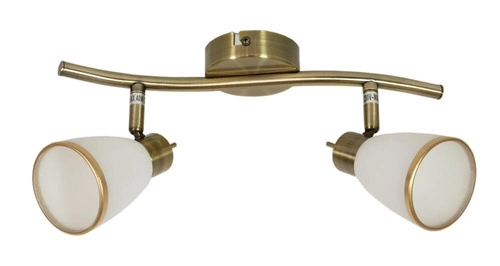 Lampa sufitowa Regent listwa 2x40W G9  patyna (bż)