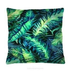 Poduszka dekoracyjna welurowa Palms 40x40cm antyalergiczna do salonu Intesi
