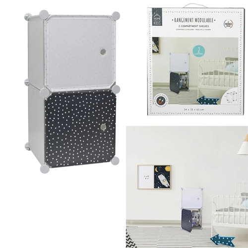 Modułowy regał na zabawki i książki do pokoju dziecięcego Cubes 2 nowoczesny Intesi