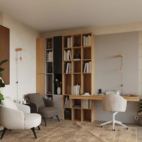 Kinkiet ścienny NIMBI E27 loftowy drewniany z włącznikiem regulowany do salonu i sypialni