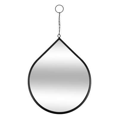 Zestaw 3 luster Drop w kształcie kropli czarny