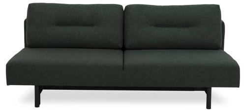 Sofa rozkładana Malling 3 osobowa zielona aksamitna z funkcją spania do salonu nowoczesna Actona