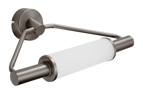 Kinkiet ścienny Major nowoczesny biały i nikiel do łazienki nad lustro 2xG9 CANDELLUX