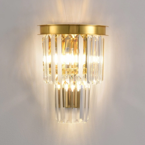 Kinkiet ścienny glamour SPLENDORE Step into Design złoty 20 cm do salonu i sypialni