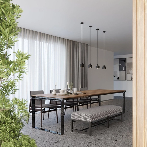 Lampa wisząca SAVAR 1 czarna nowoczesna regulowana metalowa do salonu i kuchni