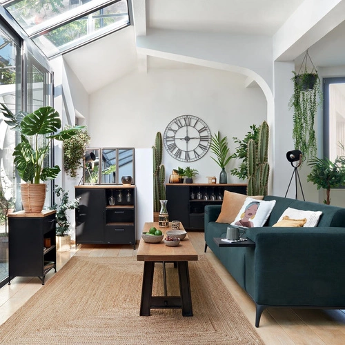 Atmosphera dywan jutowy boho do salonu 120x170 naturalny prostokątny dywan z juty