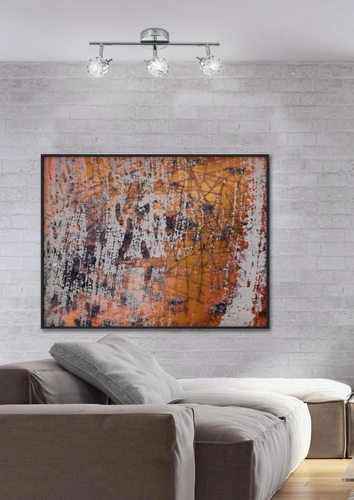 Nowoczesna lampa sufitowa Bombola chrom 3-punktowa regulowana do salonu i sypialni