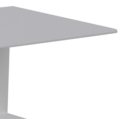 Półka ścienna Joliet S biała metalowa na książki do salonu i sypialni Actona 35 cm