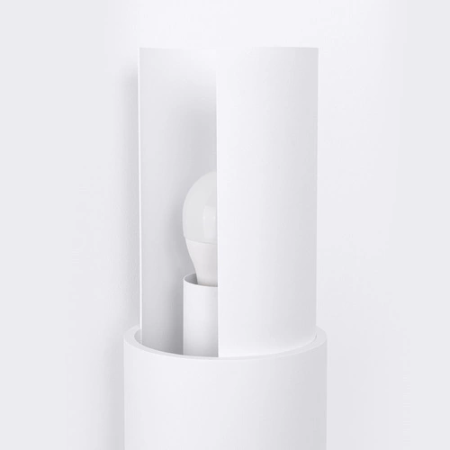 Kinkiet ścienny FLASH 2 biały nowoczesny stalowy regulowany do salonu i sypialni SOLLUX