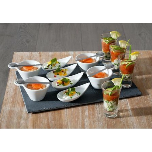 Zestaw do przekąsek łupek 17-częściowy