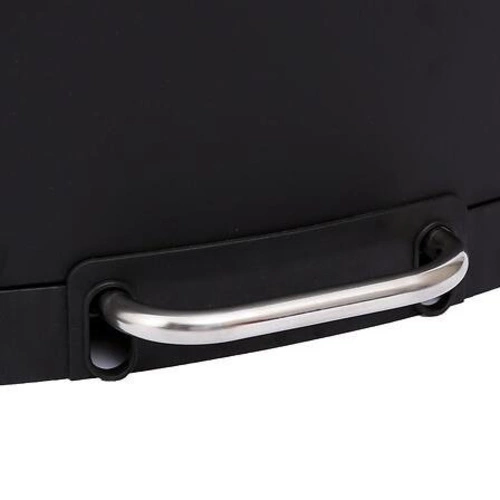 Kosz na śmieci do kuchni Ariane 30l czarny metalowy z pedałem nowoczesny 5five