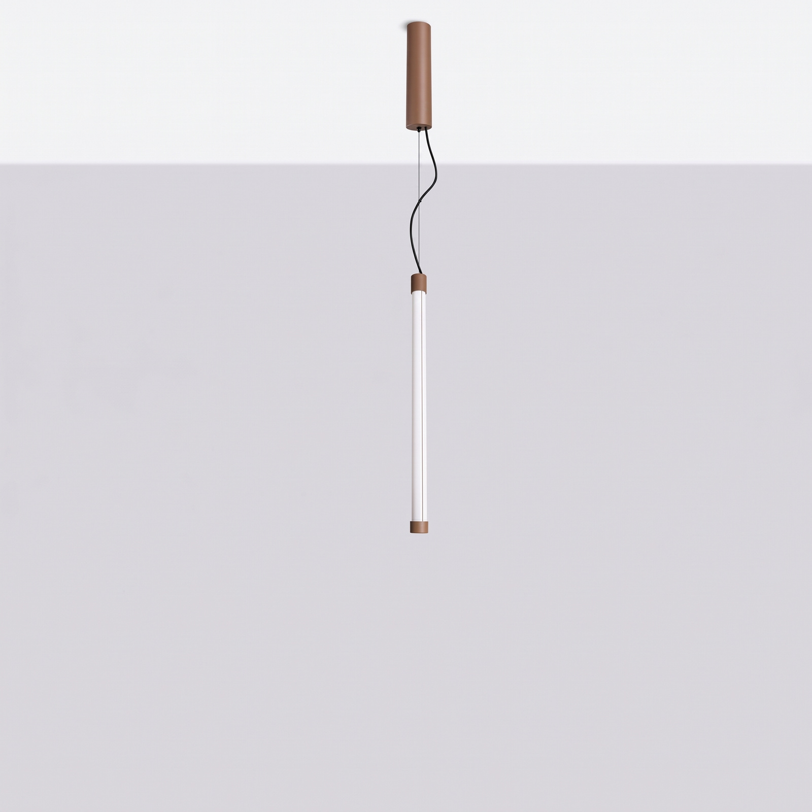 Lampa wisząca TRANG 50 mocca LED nad wyspę regulowana nowoczesna