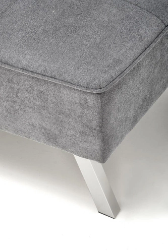 Sofa rozkładana Arhiza popielata do salonu, nowoczesna sofa z funkcją spania Intesi 173 cm