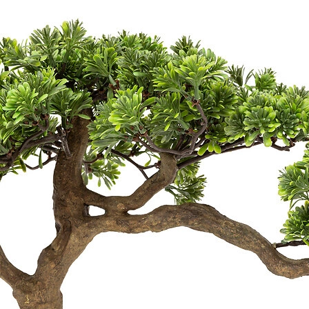 Sztuczne drzewko Bonsai 45cm w szarej ceramicznej donicy