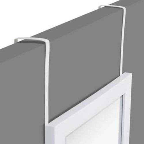 Lustro na drzwi prostokątne 35x109 cm biała rama do przedpokoju 5five simply smart