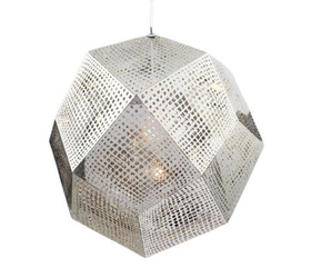 Lampa wisząca FUTURI STAR srebrna 32 cm