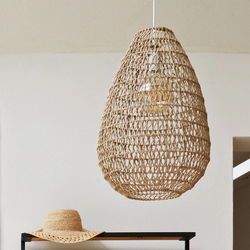 Lampa wisząca Etel papierowa boho do salonu i jadalni naturalna Atmosphera 55 cm