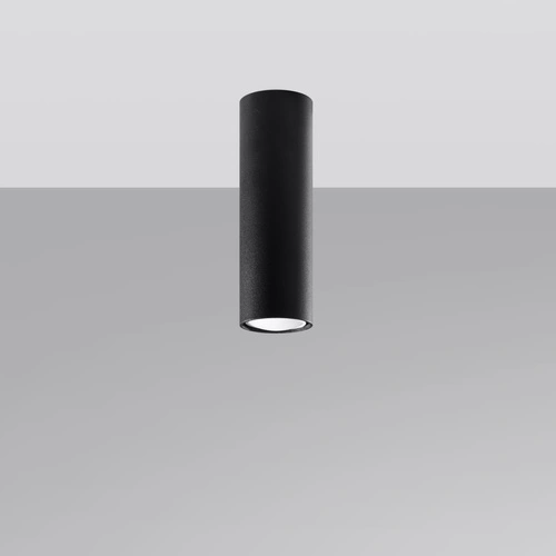 Plafon sufitowy czarny Lagos 20 nowoczesny metalowy do salonu kuchni sypialni