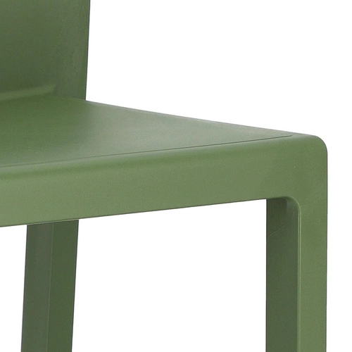 Hoker Kate zielony 65 cm z oparciem nowoczesny do kuchni i ogrodu SCAB Design