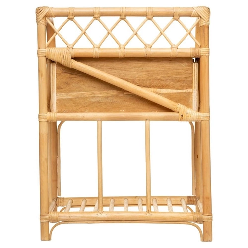 Szafka nocna Aoni rattan naturalny