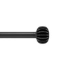Karnisz Finn 107-305cm czarny mat