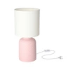 Lampa stołowa Iner lampa gabinetowa  1x40W E14 różowy
