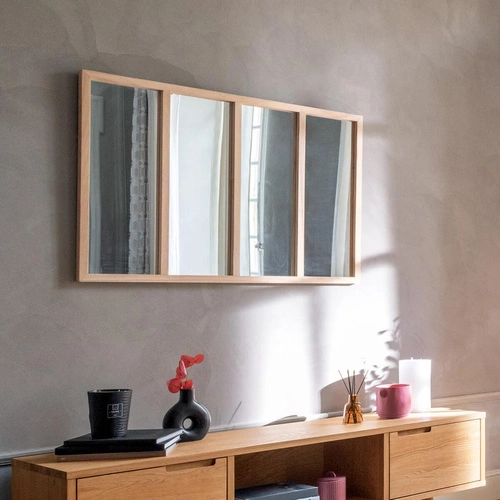 Lustro drewniane Nae 116x76cm