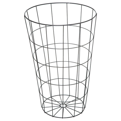 Kosz na pranie do łazienki Modern czarny metalowy z pokrywą i workiem 42l nowoczesny 5five