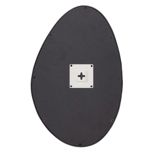 Zestaw 5 owalnych luster dekoracyjnych Organic Shape w złotej ramie do salonu Intesi