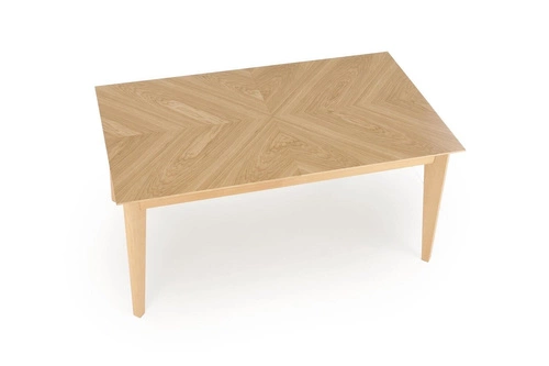 Stół rozkładany do jadalni Manavi dąb naturalny nowoczesny 160-240x90 cm Intesi